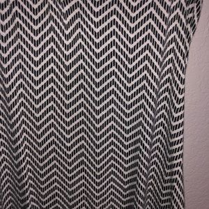 Black & white top with gems